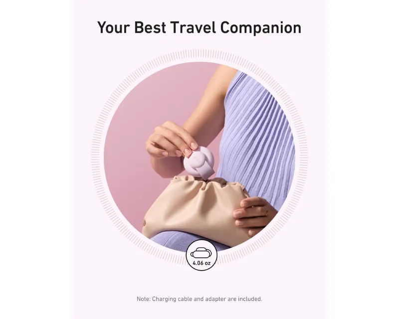 ANKER MagGo Bežični 3u1 sklopivi punjač roze Slika 3