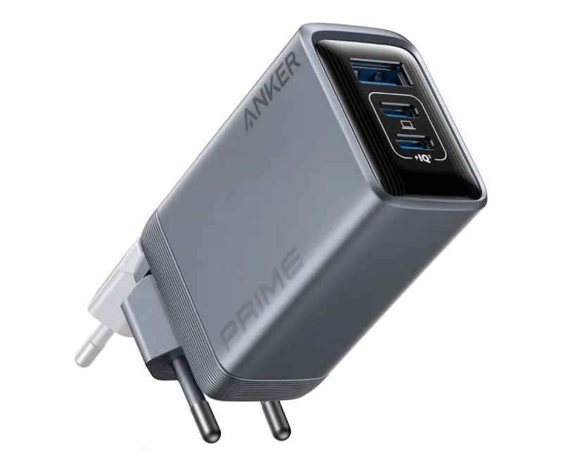 ANKER Prime 100W GaN zidni brzi punjač, 3-porta (2x USB-C i 1x USB-A) srebrni Slika 2