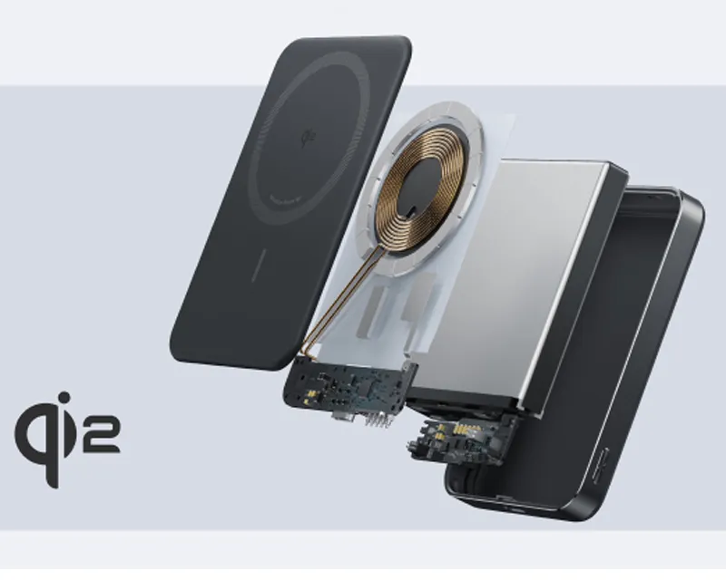 ANKER MagGo 10000mAh, 15W, magnetno bežični power bank, crni  Slika 6