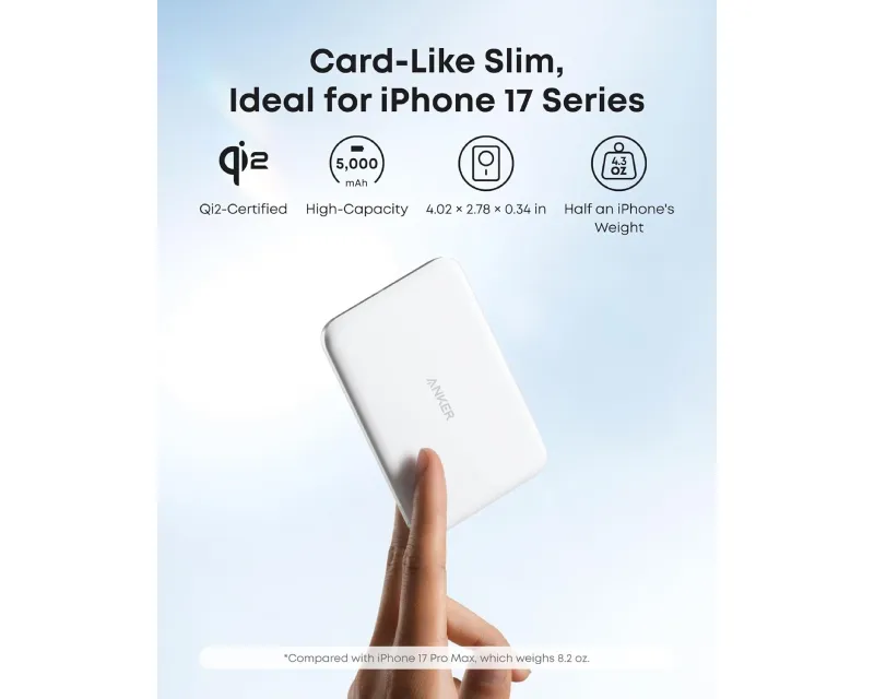 ANKER Nano 5000mAh, 20W, MagSafe Power Bank beli  Slika 4