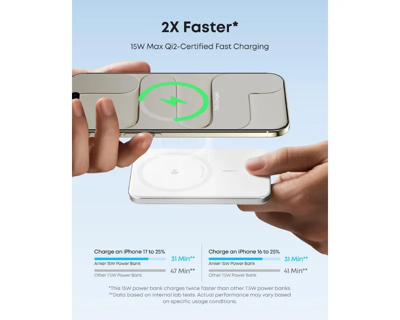 ANKER Nano 5000mAh, 20W, MagSafe Power Bank beli  Slika 5