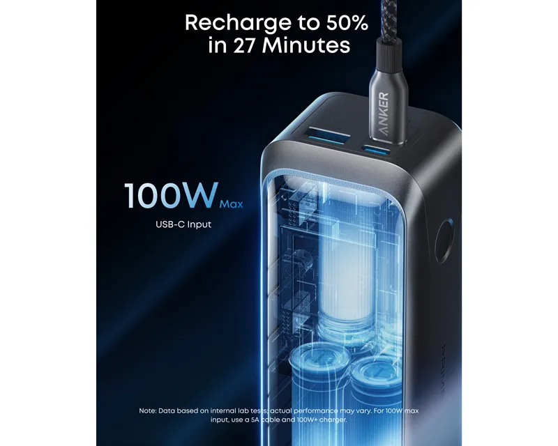 ANKER Prime 20000mAh, 220W, Power Bank crni  Slika 6