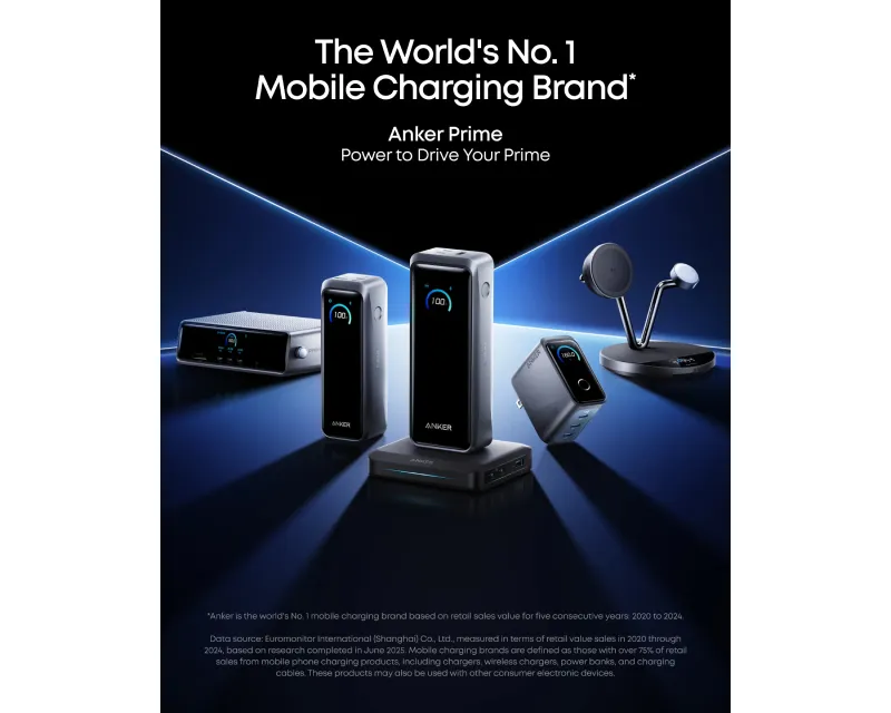 ANKER Prime baza za punjenje, 26750mAh, 150W, crna  Slika 3