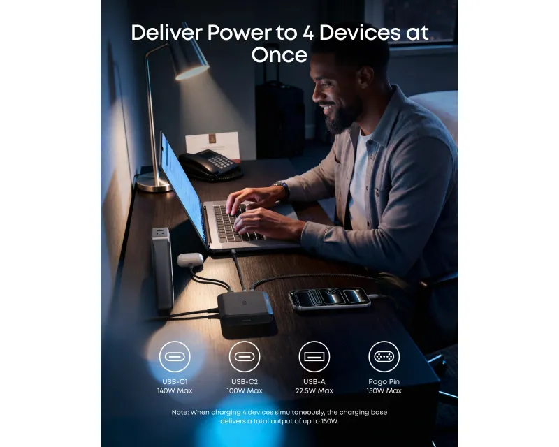 ANKER Prime baza za punjenje, 26750mAh, 150W, crna  Slika 5