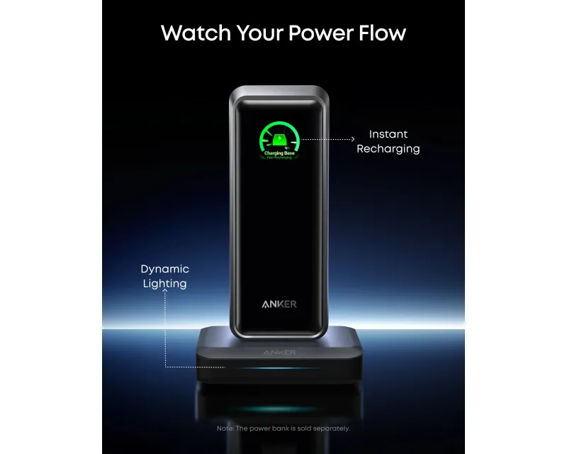 ANKER Prime baza za punjenje, 26750mAh, 150W, crna  Slika 8