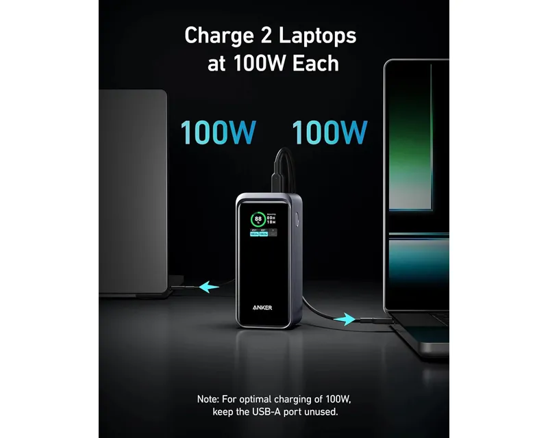 ANKER Prime 20000mAh, 200W, Power Bank za laptop crni Slika 4