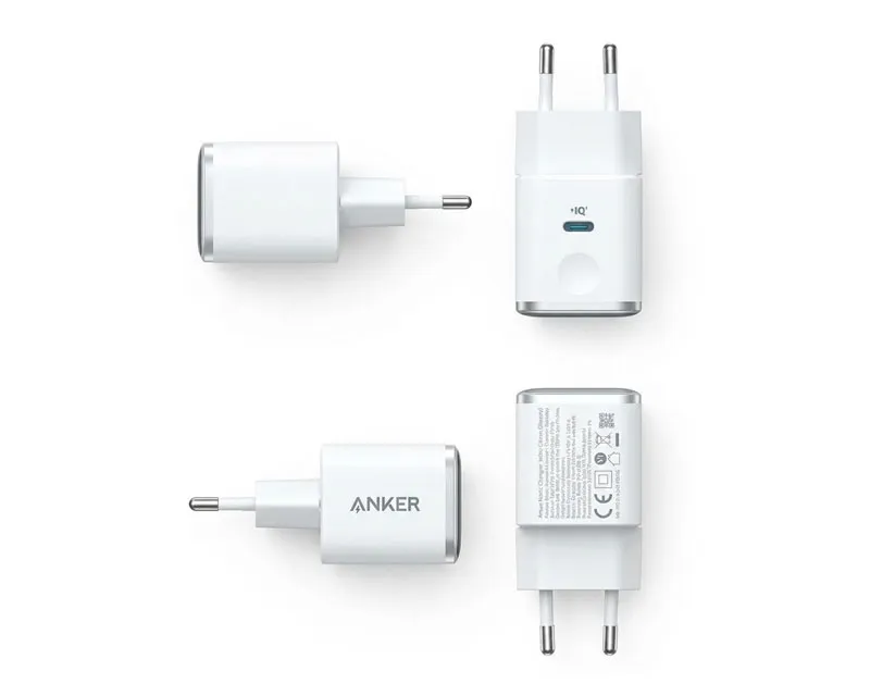 ANKER Nano 45W putni zidni punjač sa ekranom, USB-C port, beli Slika 2