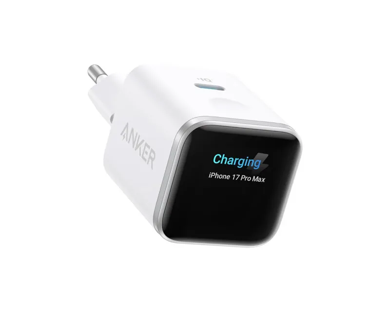 ANKER Nano 45W putni zidni punjač sa ekranom, USB-C port, beli Slika 1