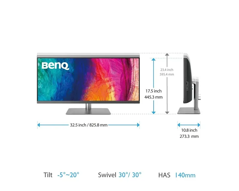 BENQ 34 inča PD3420Q WQHD IPS LED dizajnerski monitor Slika 9