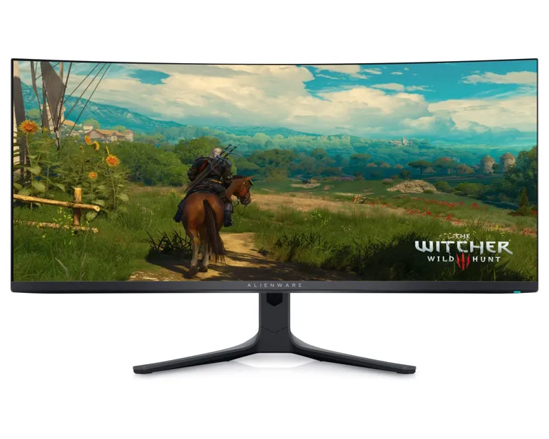 DELL 34 inch AW3423DWF 165Hz QHD OLED FreeSync Alienware Gaming zakrivljeni monitor Slika 2