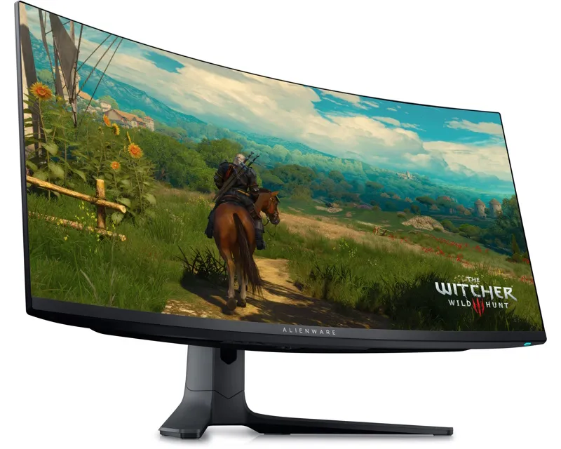 DELL 34 inch AW3423DWF 165Hz QHD OLED FreeSync Alienware Gaming zakrivljeni monitor Slika 3