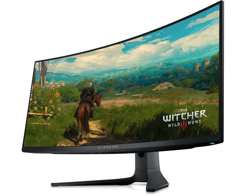 DELL 34 inch AW3423DWF 165Hz QHD OLED FreeSync Alienware Gaming zakrivljeni monitor Slika 1