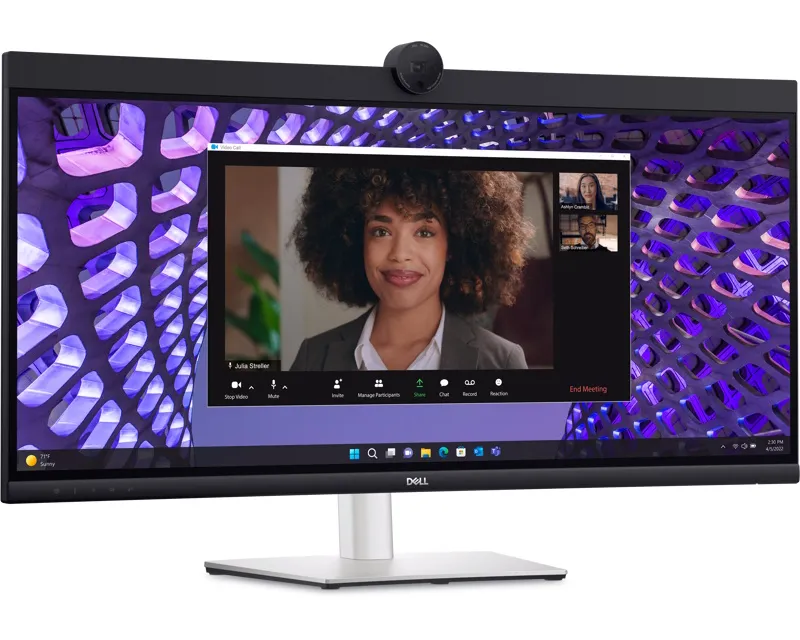 DELL 34 inch P3424WEB WQHD Video konferencijski zakrivljeni IPS monitor Slika 1