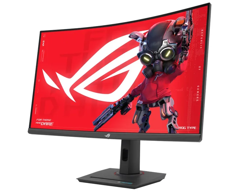 ASUS 32 inča ROG Strix XG32WCS QHD 2560x1440 Fast VA 180 Hz HDR10 zakrivljeni gaming monitor Slika 3