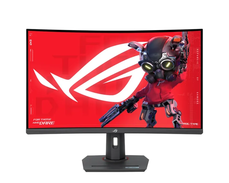 ASUS 32 inča ROG Strix XG32WCS QHD 2560x1440 Fast VA 180 Hz HDR10 zakrivljeni gaming monitor Slika 1
