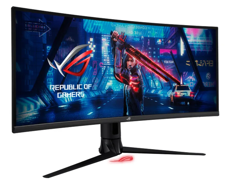 ASUS 34 inča ROG Strix XG349C UWQHD 3440x1440 Fast IPS 180 Hz zakrivljeni gaming monitor Slika 3