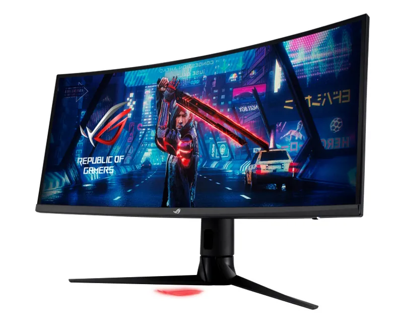 ASUS 34 inča ROG Strix XG349C UWQHD 3440x1440 Fast IPS 180 Hz zakrivljeni gaming monitor Slika 5