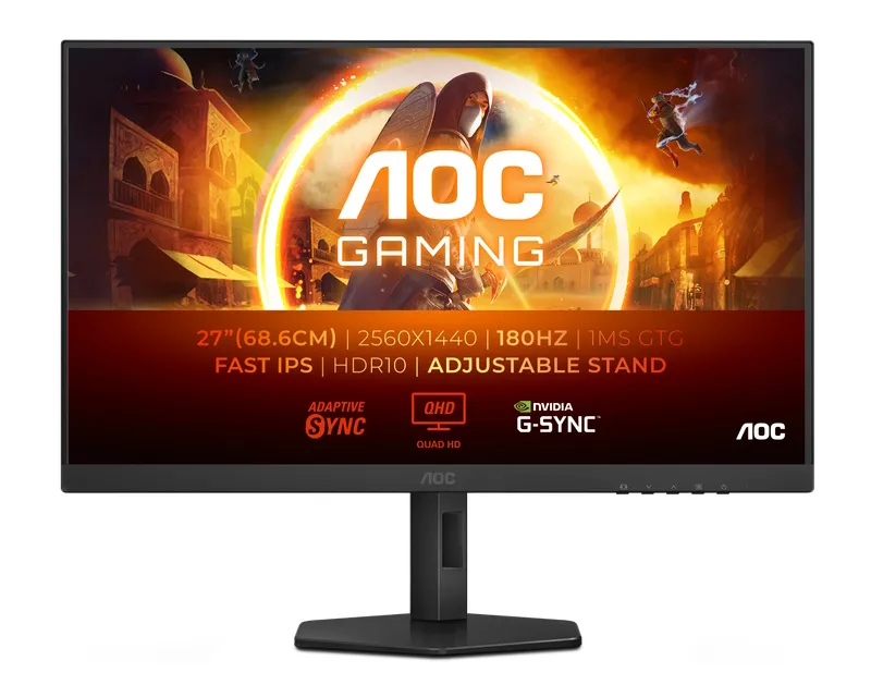 AOC 27 inča Q27G4XF QHD 2560x1440 IPS 180Hz Adaptive Sync Gaming monitor Slika 1