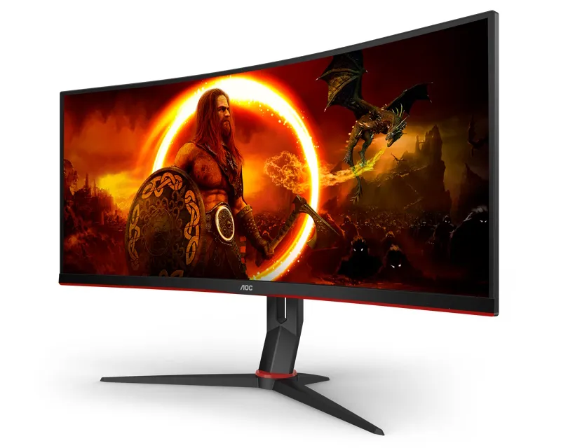 AOC 34 inča CU34G2XP/BK WQHD Gaming zakrivljeni monitor Slika 3