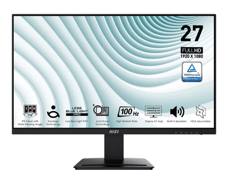 MSI 27 inča PRO MP273A FHD 1920x1080 IPS 100Hz business monitor Slika 2
