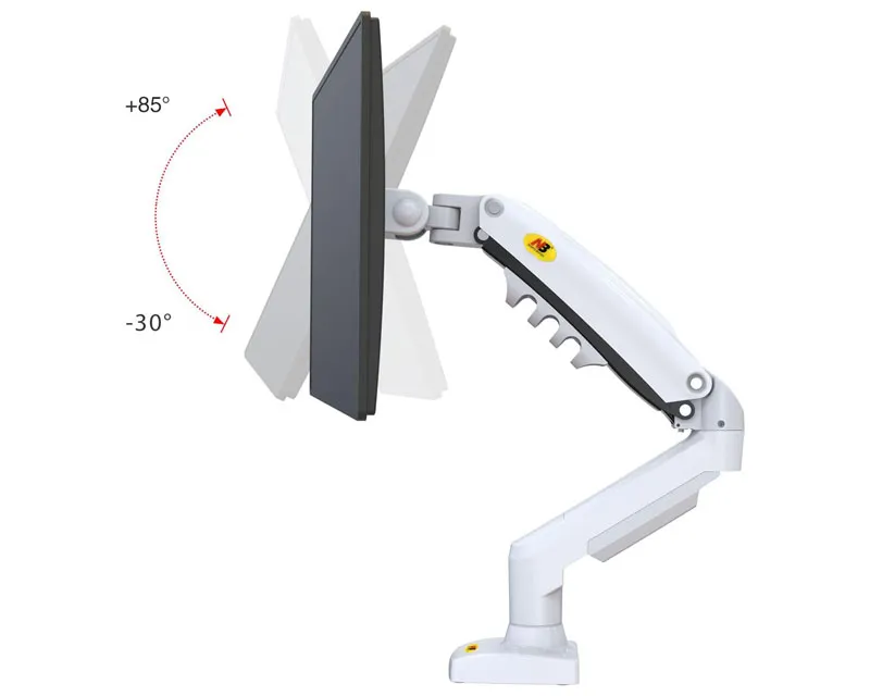 NORTH BAYOU F80 stoni nosač za monitor beli 17-30 inča  Slika 5