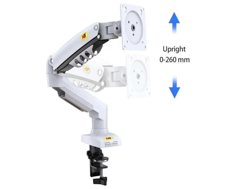 NORTH BAYOU F80 stoni nosač za monitor beli 17-30 inča  Slika 6