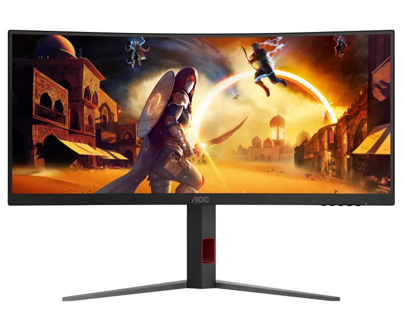 AOC 34 inča CU34G4 UWQHD 3440x1440 Fast VA 180 Hz zakrivljeni gaming monitor Slika 5