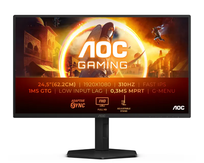 AOC 24.5 inča 25G4SXU FHD 1920x1080 Fast IPS 310 Hz gaming monitor Slika 1