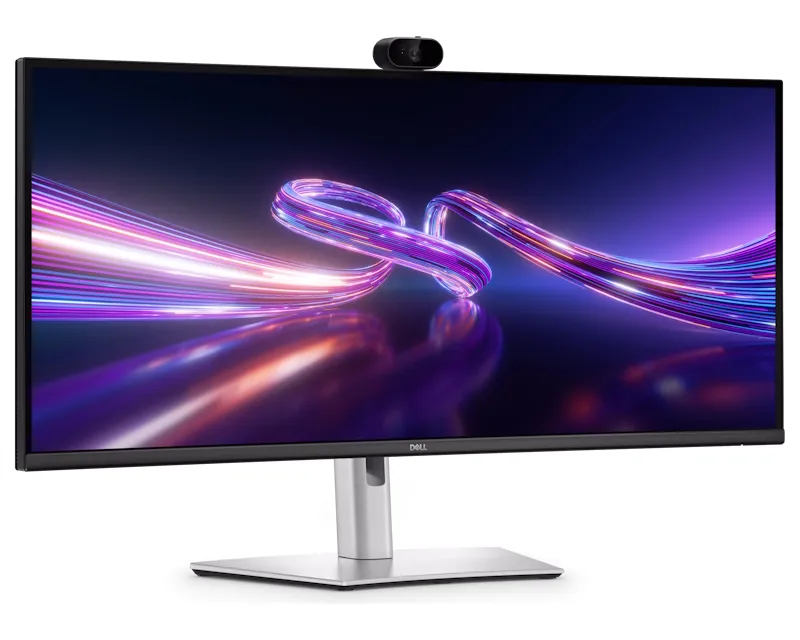 DELL 34 inch P3426WEV WQHD 100Hz Webcam USB-C zakrivljeni IPS monitor Slika 1