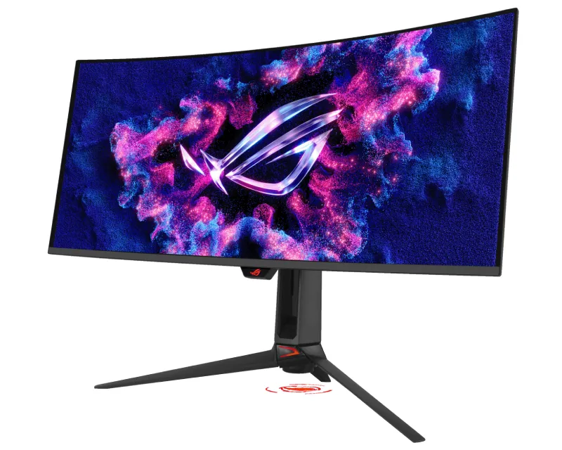 ASUS 34 inča ROG Swift PG34WCDN UWQHD 3440x1440 QD-OLED 360 Hz HDR10 zakrivljeni gaming monitor Slika 3