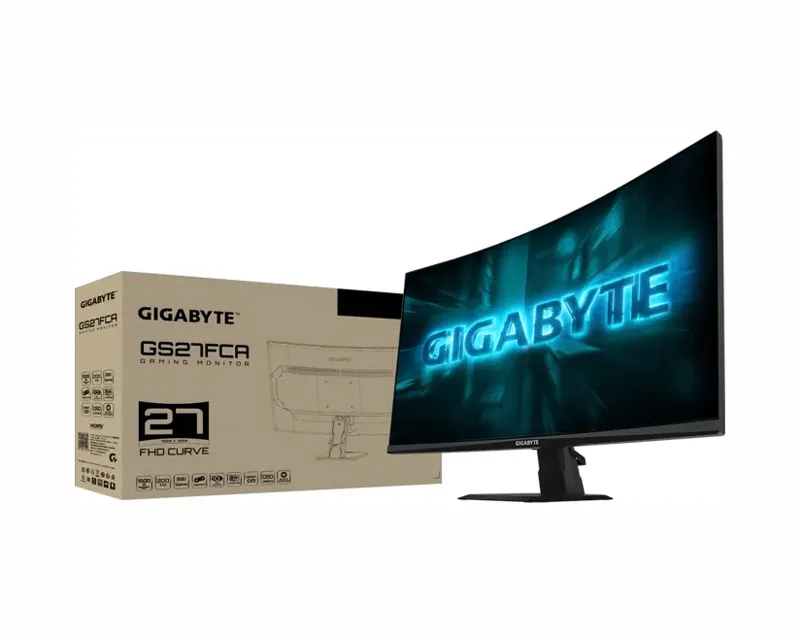GIGABYTE 27 inča GS27FCA FHD 1920x1080 SS-VA 200 Hz FreeSync Premium zakrivljeni gaming monitor Slika 7