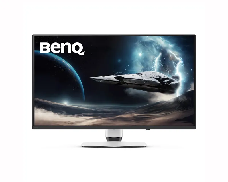 BENQ 32 inča Mobiuz EX321UZ 4K 3840x2160 QD-OLED 240 Hz USB-C 90W gaming monitor beli Slika 2