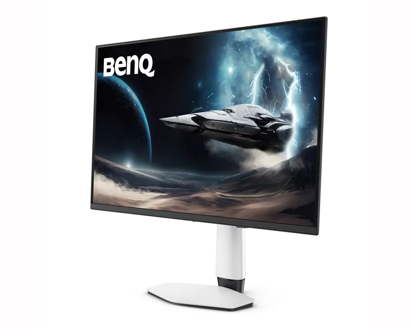 BENQ 32 inča Mobiuz EX321UZ 4K 3840x2160 QD-OLED 240 Hz USB-C 90W gaming monitor beli Slika 3
