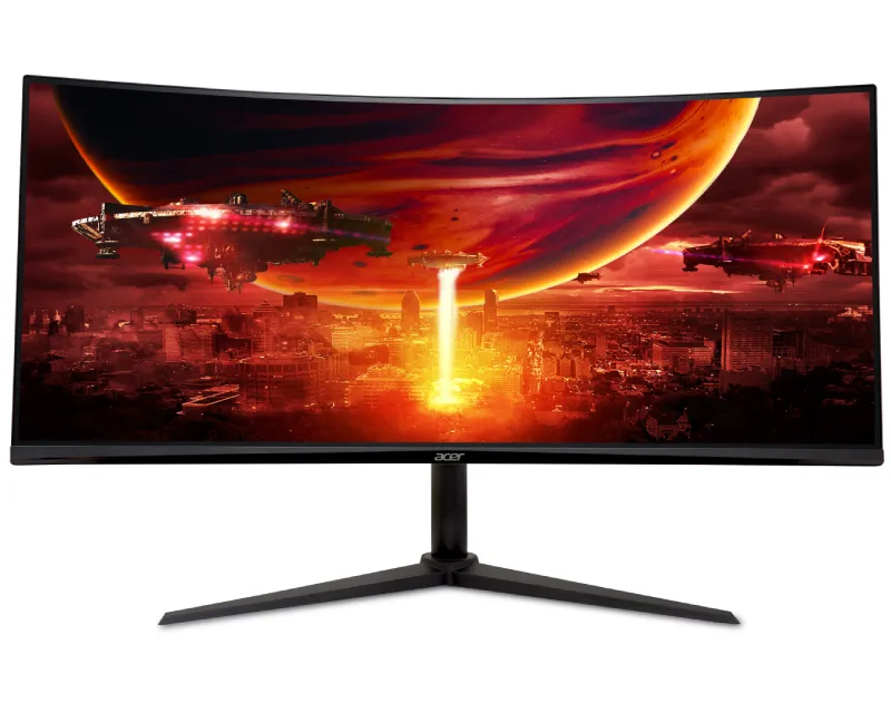 ACER 34 inča Nitro ED340CURX0BMIIPX ED0 UWQHD 3440x1440 VA 200 Hz zakrivljeni gaming monitor Slika 1