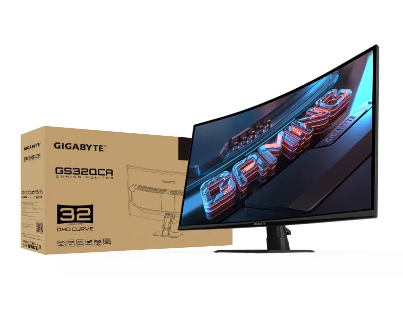 GIGABYTE 32 inča GS32QCA QHD 2560x1440 VA 180Hz zakrivljeni gaming monitor Slika 9