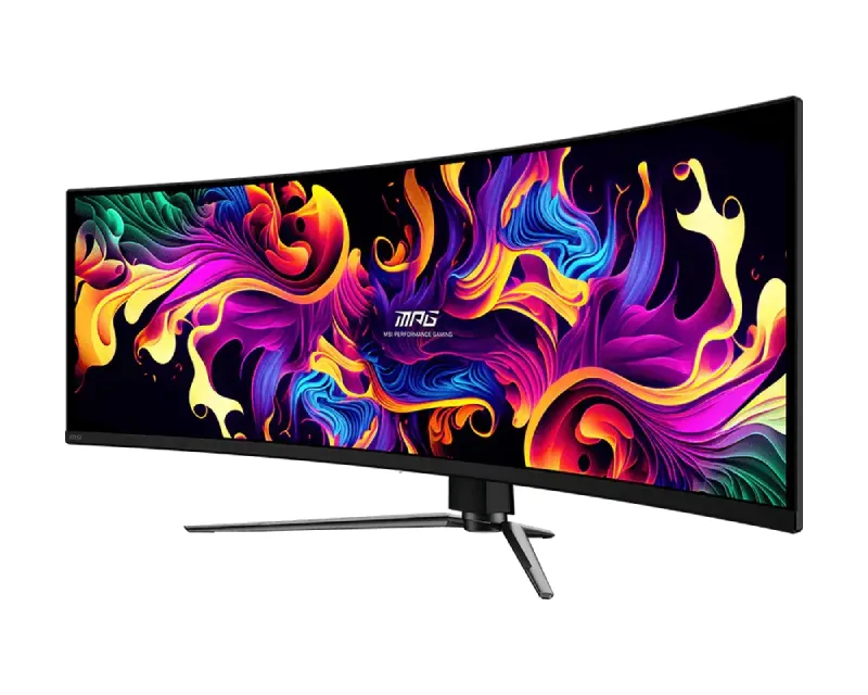 MSI 49 inča MPG 491CQPX QD-OLED DQHD 5120x1440 240Hz FreeSync Premium Pro zakrivljeni gaming monitor Slika 1