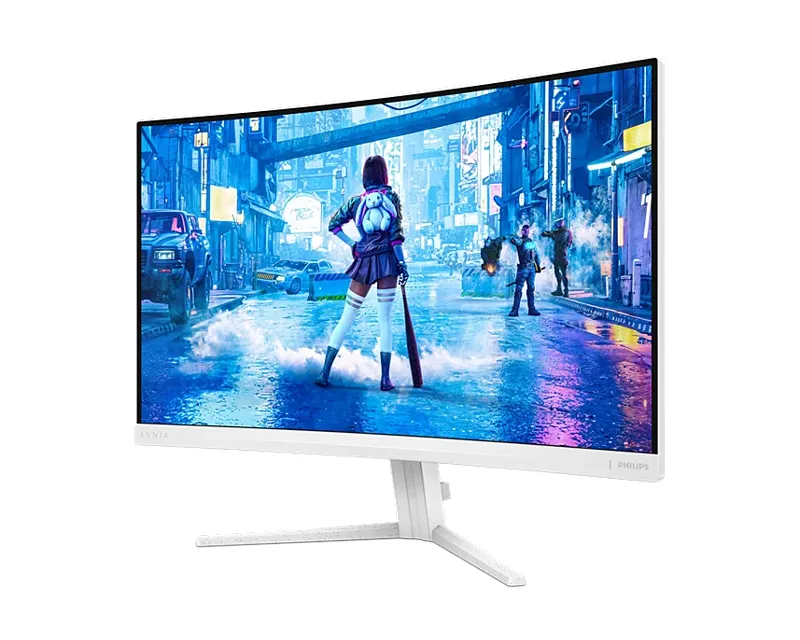 PHILIPS_ 27 inča Evnia 27M2C5201L/00 FHD 1920x1080 Fast VA 180Hz Ambiglow zakrivljeni Gaming monitor beli Slika 2