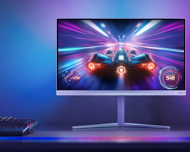 PHILIPS_ 27 inča Evnia 27M2N5201P/00 FHD 1920x1080 Fast IPS 260 Hz Ambiglow gaming monitor beli  Slika 7