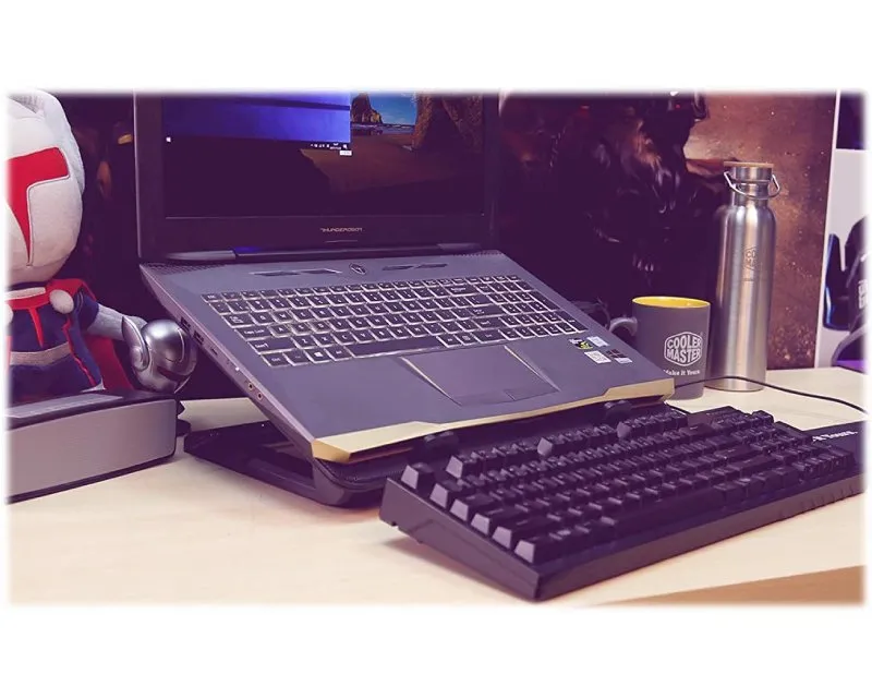 COOLER MASTER Postolje za laptop NotePal ERGOSTAND IV (R9-NBS-E42K-GP), crno  Slika 4