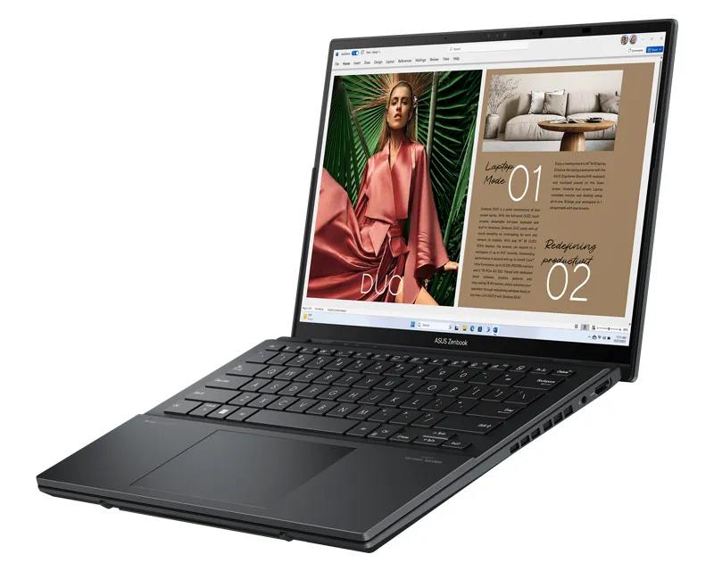 ASUS Zenbook 14 DUO OLED UX8406MA-QL056W (14 inča FHD, Ultra 7 155H, 16GB, SSD 1TB, Win11 Home) laptop Slika 6