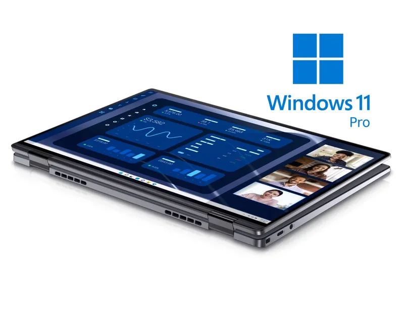 DELL Latitude 9450 2-u-1 14 inch QHD+ 500nits Touch Core Ultra 7 165U 16GB 512GB SSD Backlit FP Win11Pro 3yr ProSupport laptop Slika 1