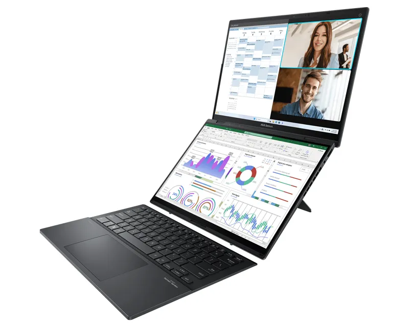 ASUS Zenbook 14 DUO OLED UX8406CA-PZ185X (14 inča 3K OLED, Ultra 7 255H, 32GB, SSD 1TB, Win11 Pro) laptop Slika 1