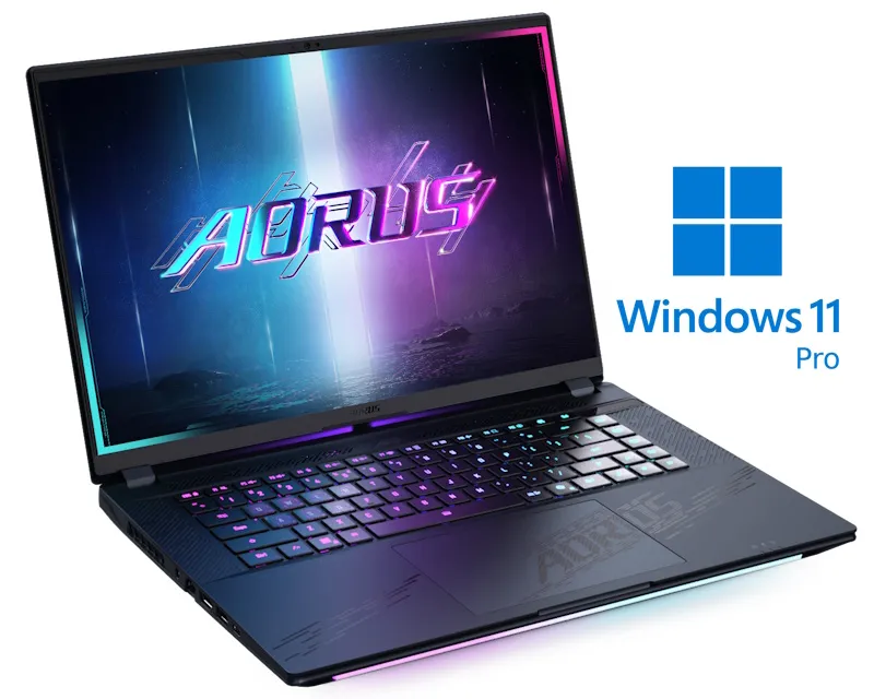 GIGABYTE AORUS MASTER 16 BYH 16 inch QHD+ OLED 240Hz 500nits Core Ultra 9 275HX 32GB 1TB SSD GeForce RTX 5080 16GB RGB Backlit Win11Pro gaming laptop Slika 1