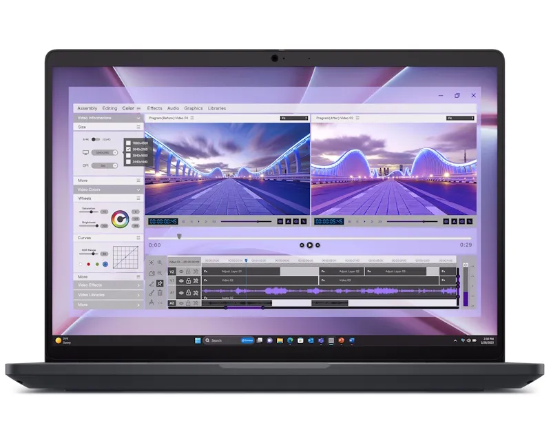 DELL Pro Max 16 16 inch FHD+ 300nits Core Ultra 7 255H 32GB 1TB SSD Backlit FP SC Win11Pro 3yr ProSupport laptop Slika 4