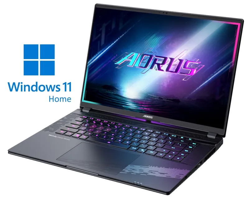 GIGABYTE AORUS Elite 16 BWH 16 inch QHD+ 165Hz 400nits Core Ultra 9 275HX 32GB 1TB SSD GeForce RTX 5070 8GB RGB Backlit Win11Home gaming laptop  Slika 1