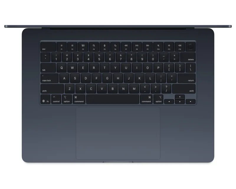 APPLE MacBook Air 15.3 inch M4 10-core CPU 10-core GPU 16GB 256GB SSD Midnight (MW1L3ZE/A)  Slika 4