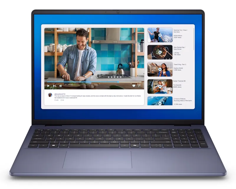 DELL 16 DC16251 16 inch FHD+ 300nits Core 7 150U 16GB 1TB SSD GeForce MX570A 2GB Backlit FP Win11Pro laptop  Slika 4