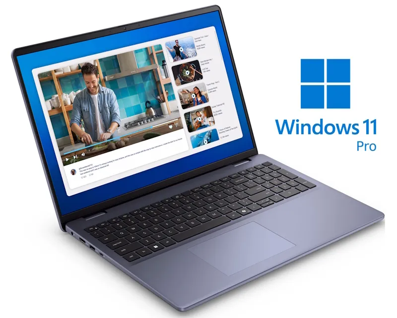 DELL 16 DC16251 16 inch FHD+ 300nits Core 7 150U 16GB 1TB SSD GeForce MX570A 2GB Backlit FP Win11Pro laptop  Slika 1