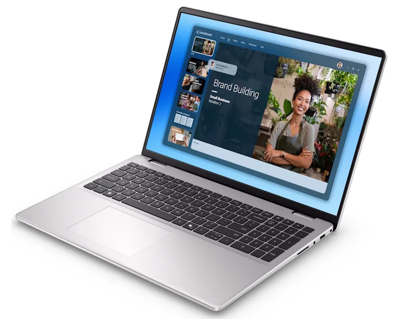 DELL 16 DC16251 16 inch FHD+ 300nits Core 7 150U 16GB 512GB SSD Backlit FP metalni silver laptop  Slika 6