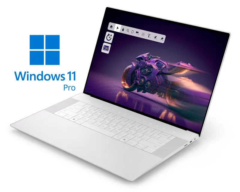 DELL 16 Premium DA16250 16.3 inch 4K OLED 120Hz Touch 400nits Core Ultra 7 255H 32GB 1TB SSD RTX 5060 8GB Backlit FP Win11Pro 3yr NBD Slika 1